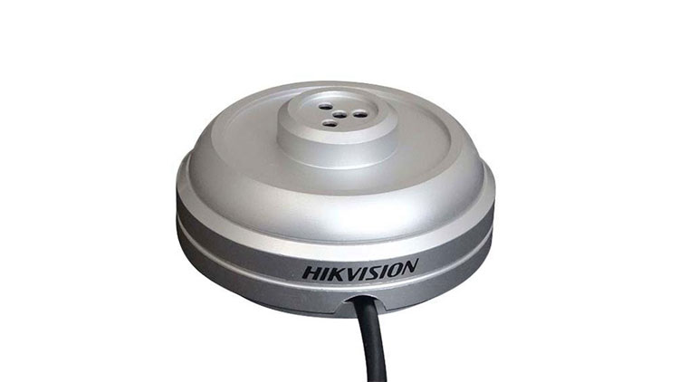 海康威視HIKVISION DS-2FP1021監(jiān)控?cái)z像頭拾音器 音頻槍機(jī)外接拾音器 高保真收音降噪攝像機(jī)專(zhuān)用拾音器