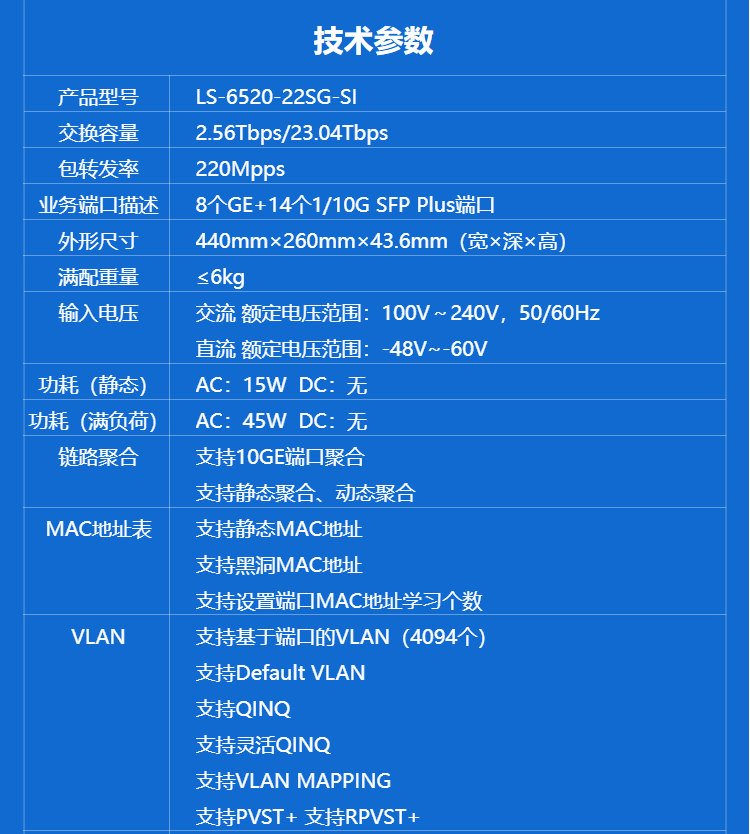 華三 22口企業(yè)萬兆交換機