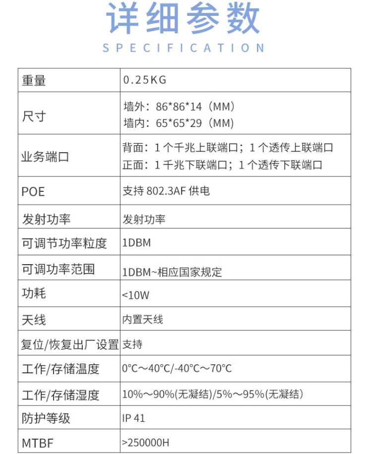 信銳無(wú)線面板AP