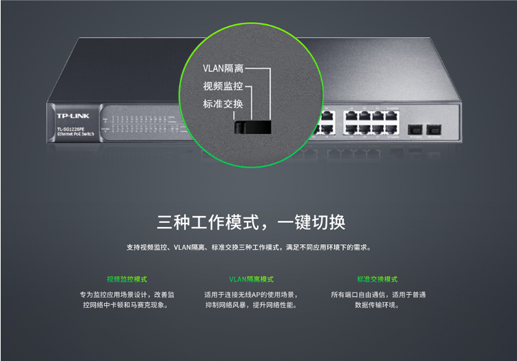 TP-LINK 24口全千兆以太網(wǎng)PoE交換機(jī)