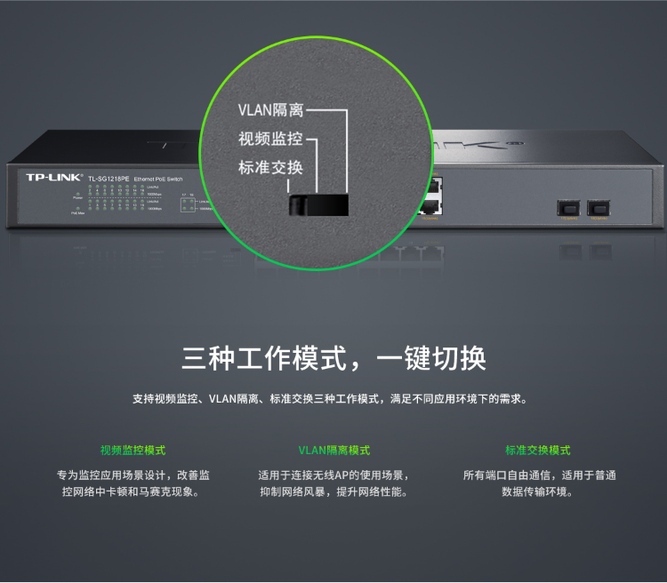 TP-LINK 全千兆18口Web網(wǎng)管交換機(jī)