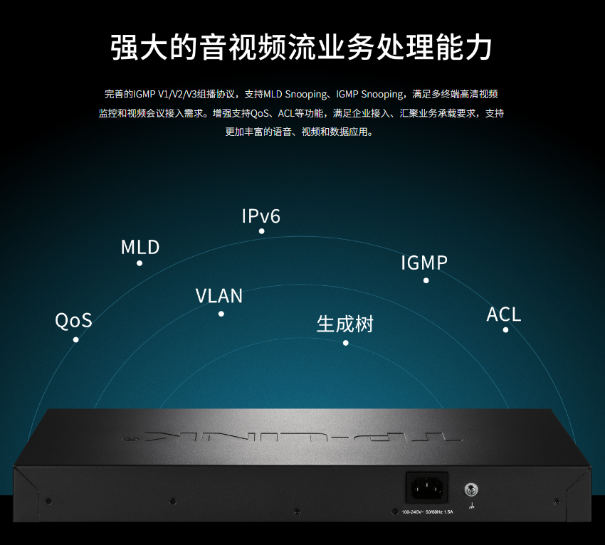 普聯(lián) TL-NS660-24F4T 萬(wàn)兆上聯(lián)三層網(wǎng)管交換機(jī)