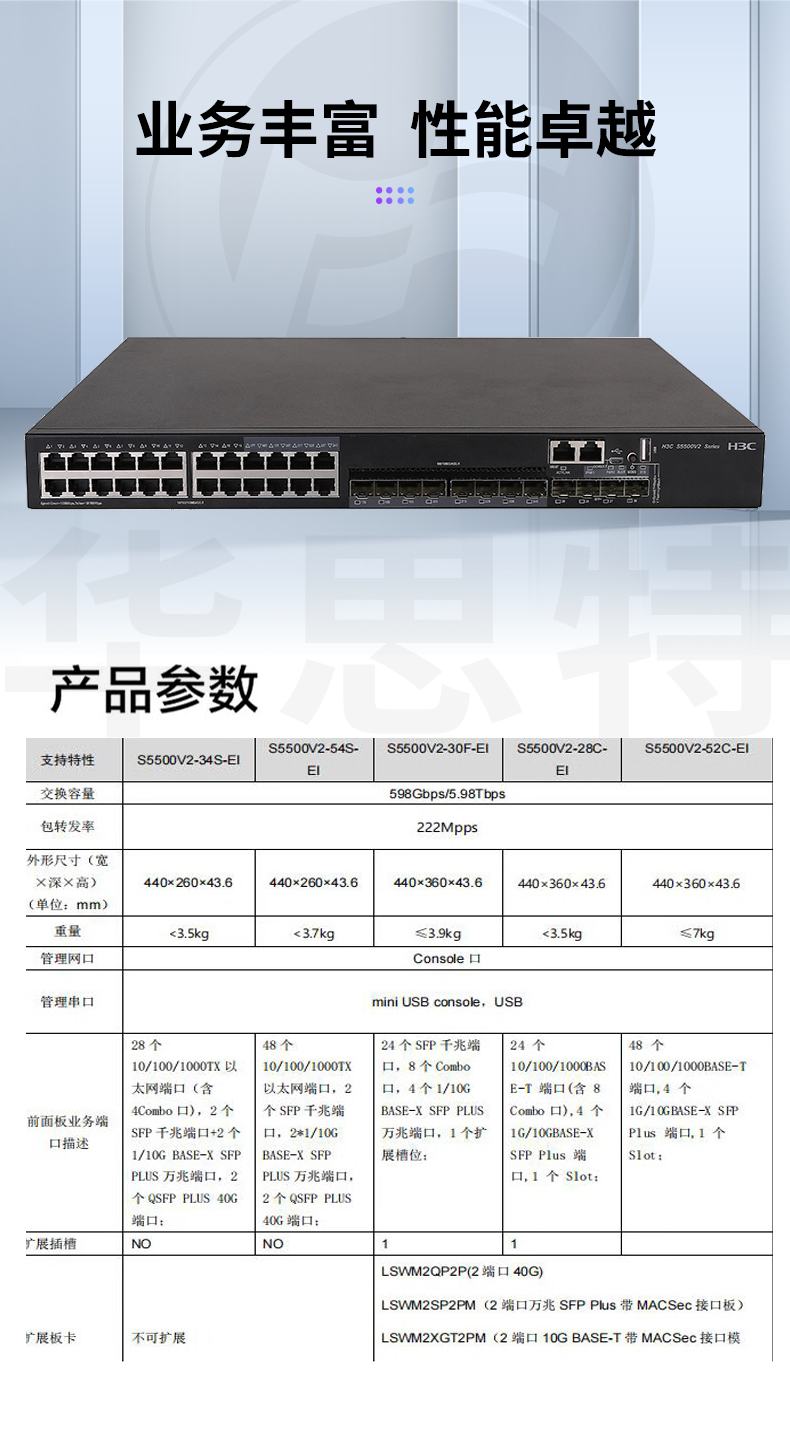 華三 LS-5500V2-28C-EI 企業(yè)級交換機