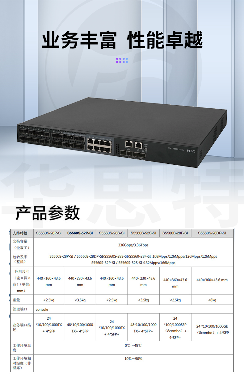 華三 LS-5560S-28F-SI 企業(yè)級(jí)千兆交換機(jī)